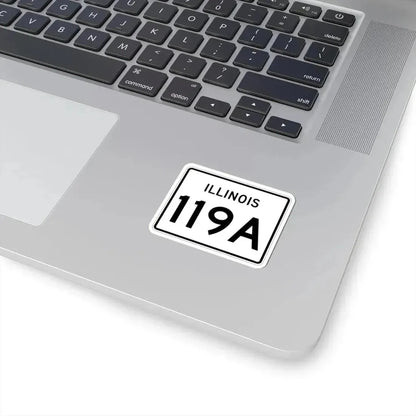 Illinois 119A (Illinois) (Road Sign) STICKER Vinyl Kiss-Cut Decal - The Sticker Space