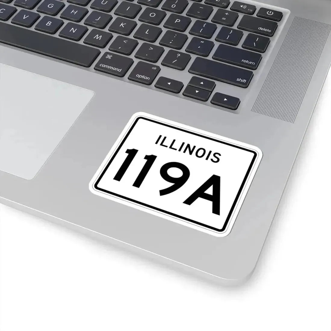 Illinois 119A (Illinois) (Road Sign) STICKER Vinyl Kiss-Cut Decal - The Sticker Space