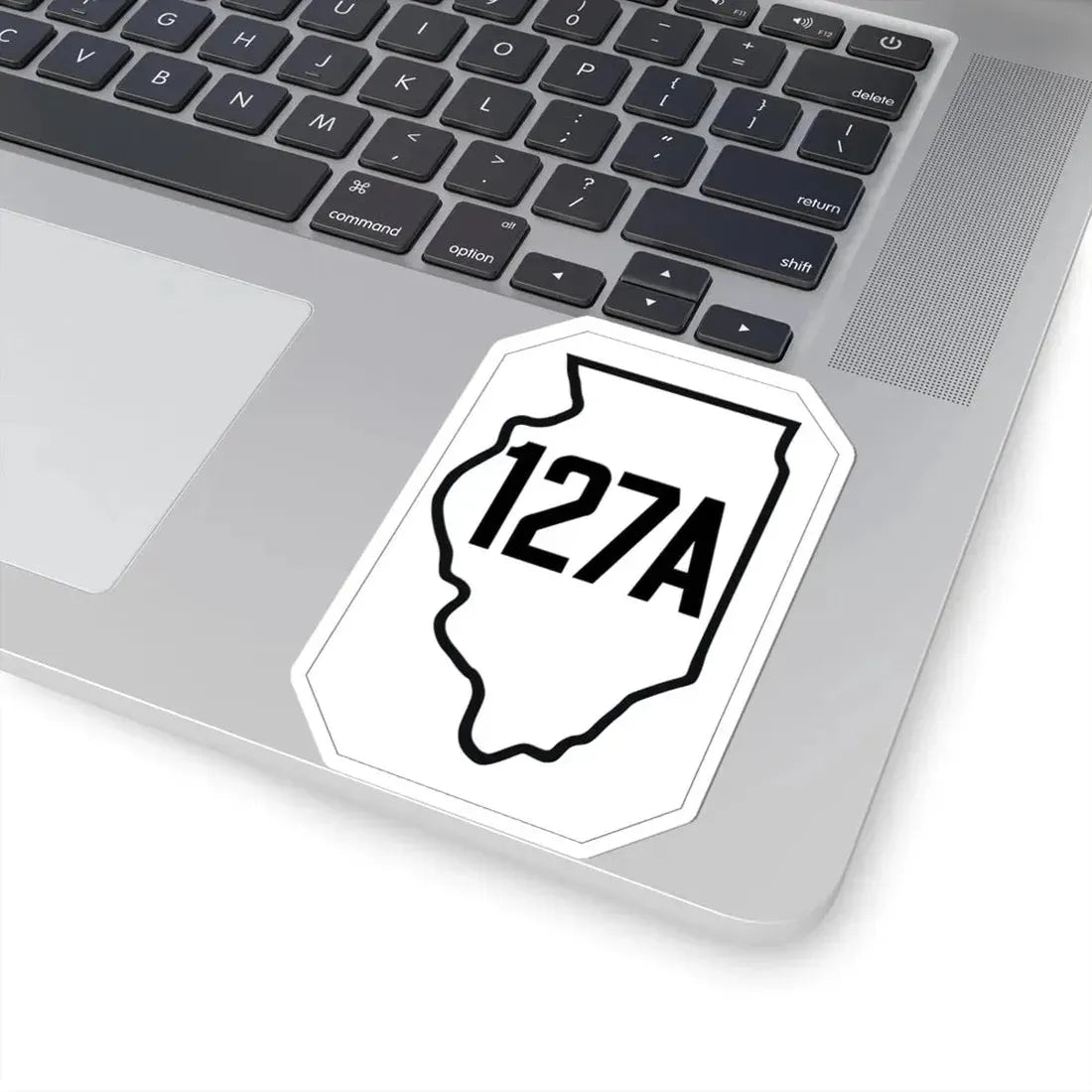 Illinois 127A 1926 (Illinois) (Road Sign) STICKER Vinyl Kiss-Cut Decal - The Sticker Space