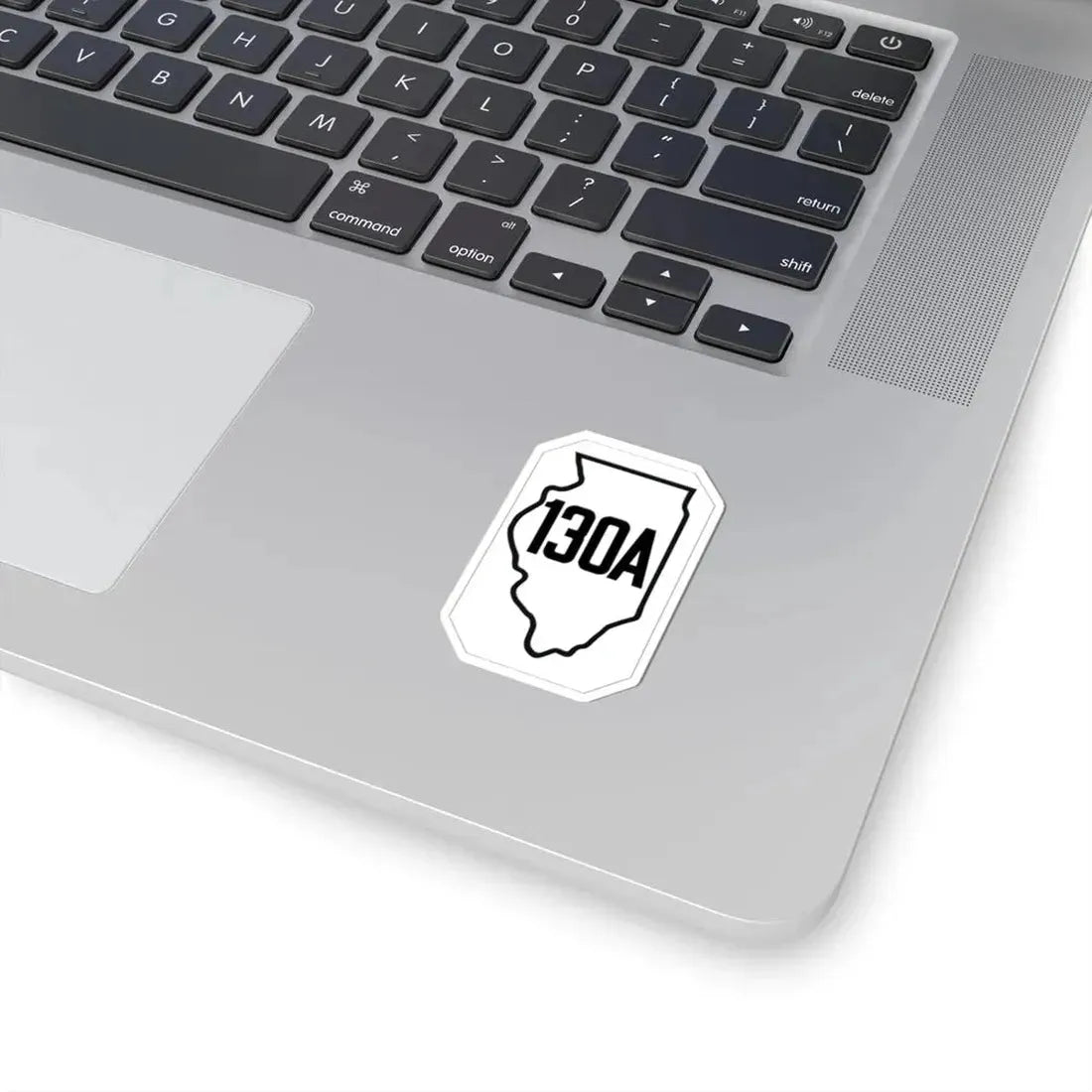 Illinois 130A 1926 (Illinois) (Road Sign) STICKER Vinyl Kiss-Cut Decal - The Sticker Space