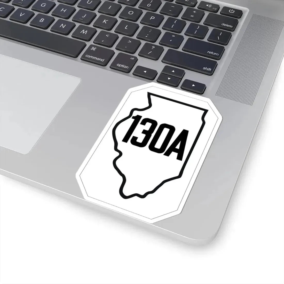 Illinois 130A 1926 (Illinois) (Road Sign) STICKER Vinyl Kiss-Cut Decal - The Sticker Space