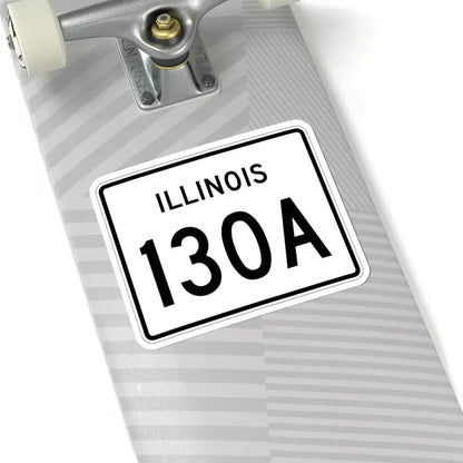 Illinois 130A (Illinois) (Road Sign) STICKER Vinyl Kiss-Cut Decal - The Sticker Space