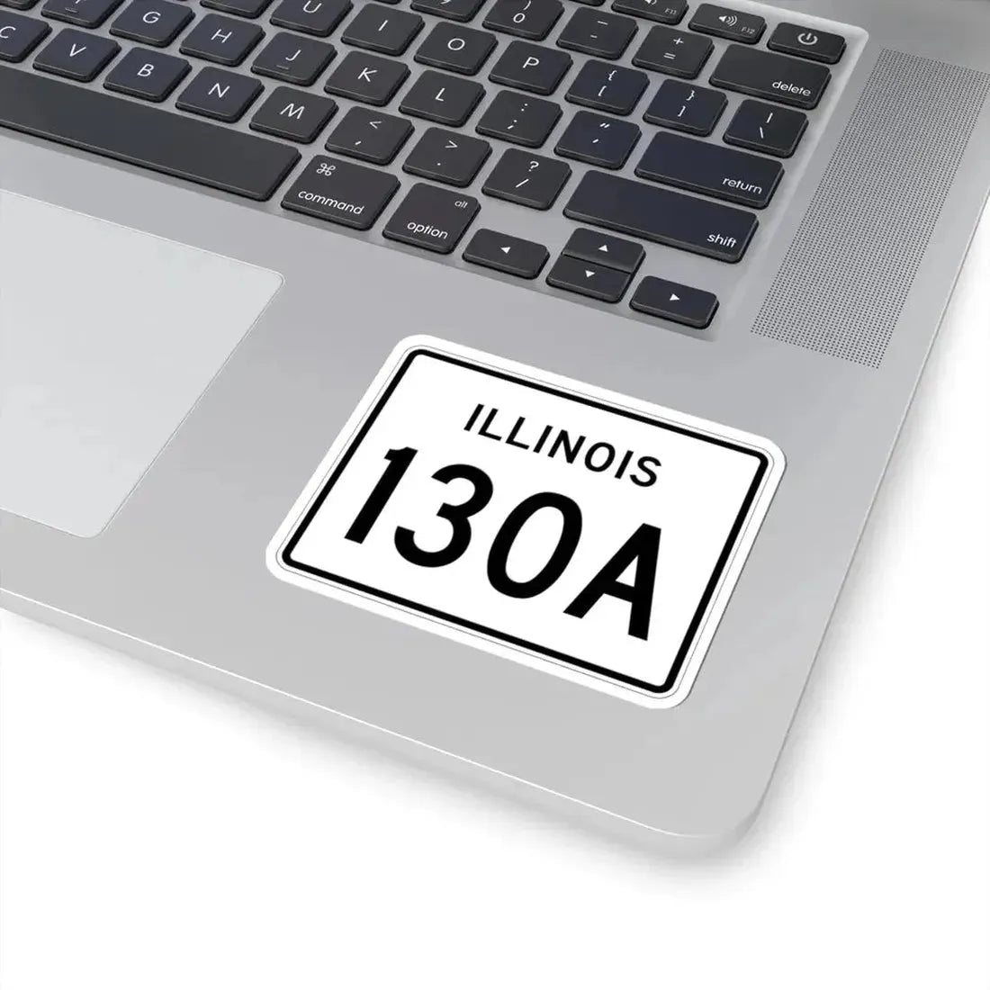 Illinois 130A (Illinois) (Road Sign) STICKER Vinyl Kiss-Cut Decal - The Sticker Space