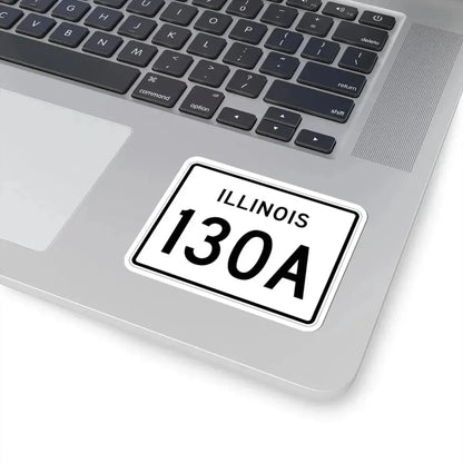 Illinois 130A (Illinois) (Road Sign) STICKER Vinyl Kiss-Cut Decal - The Sticker Space