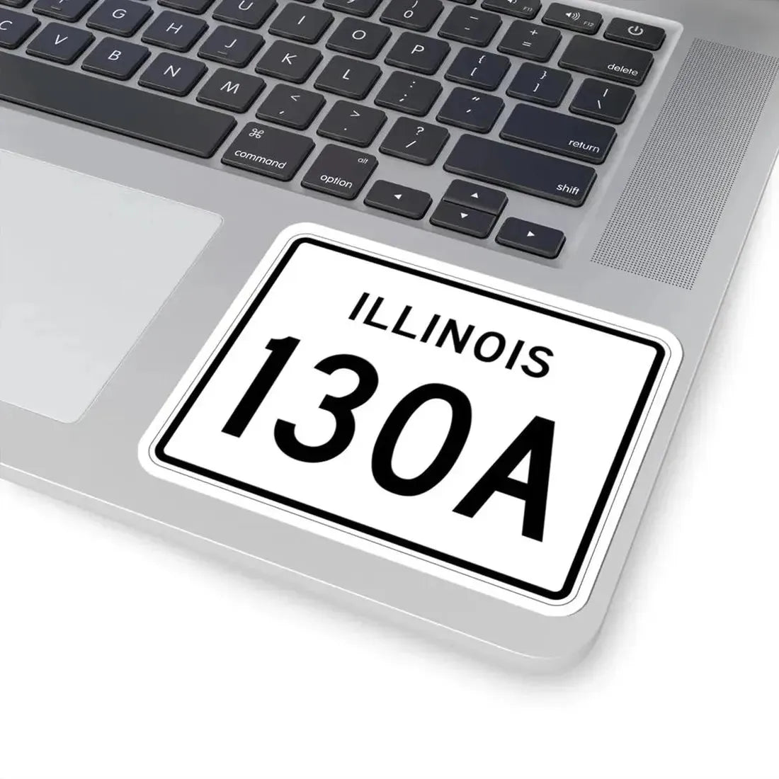 Illinois 130A (Illinois) (Road Sign) STICKER Vinyl Kiss-Cut Decal - The Sticker Space