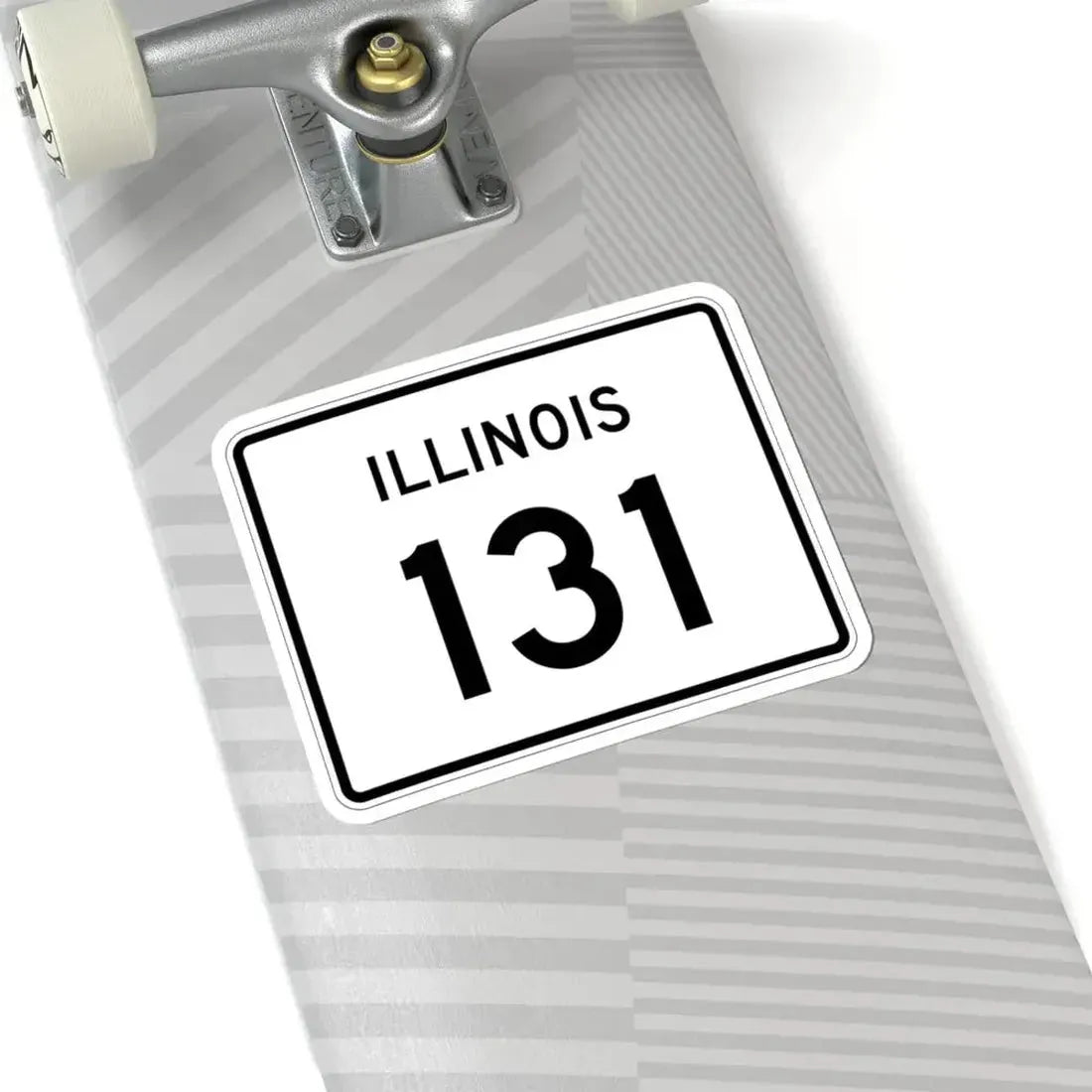 Illinois 131 (Illinois) (Road Sign) STICKER Vinyl Kiss-Cut Decal - The Sticker Space