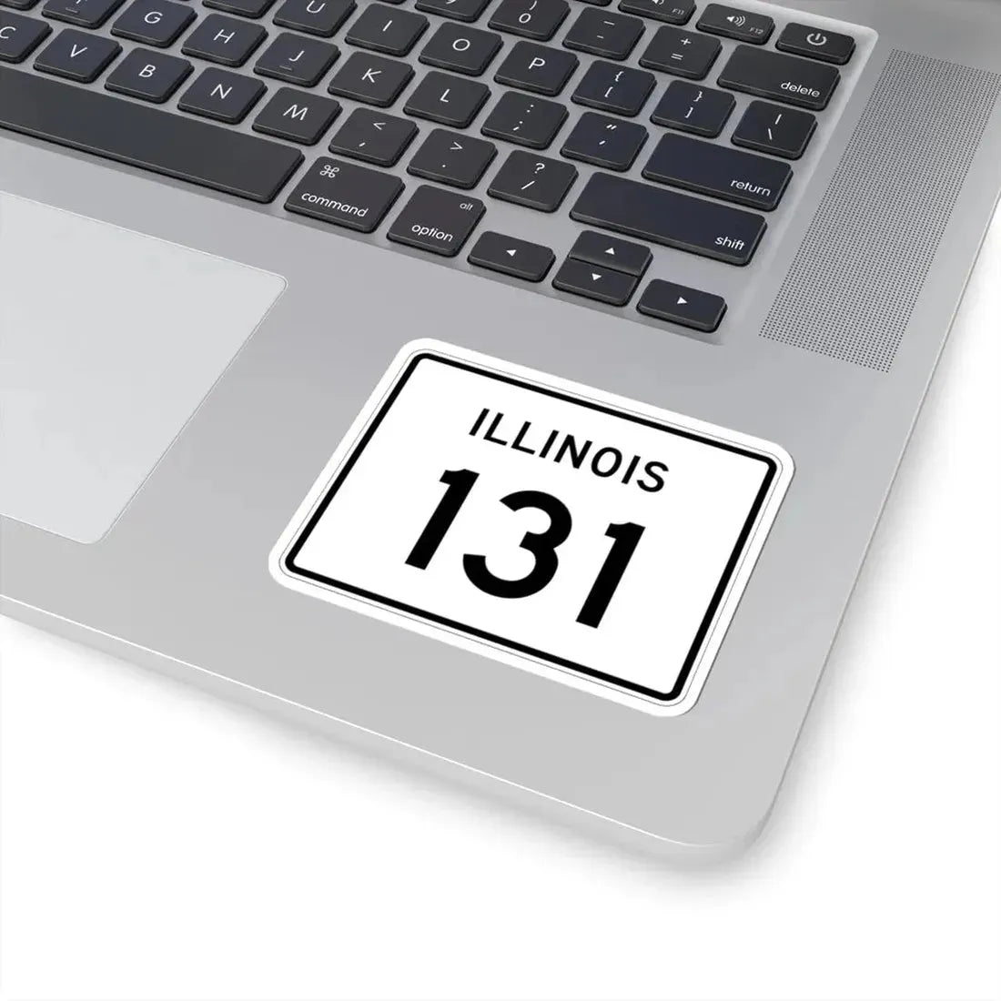 Illinois 131 (Illinois) (Road Sign) STICKER Vinyl Kiss-Cut Decal - The Sticker Space