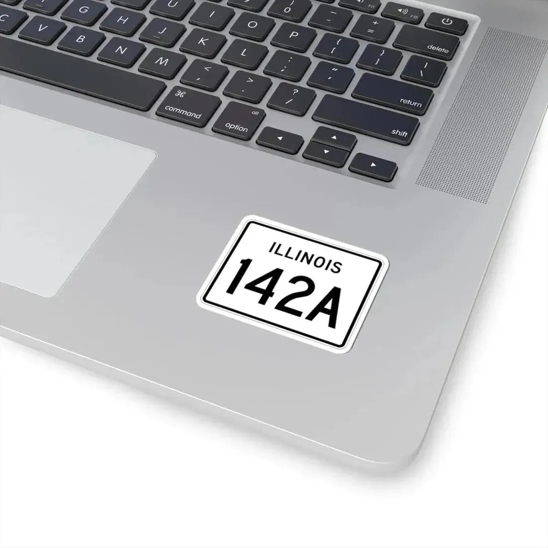 Illinois 142A (Illinois) (Road Sign) STICKER Vinyl Kiss-Cut Decal - The Sticker Space