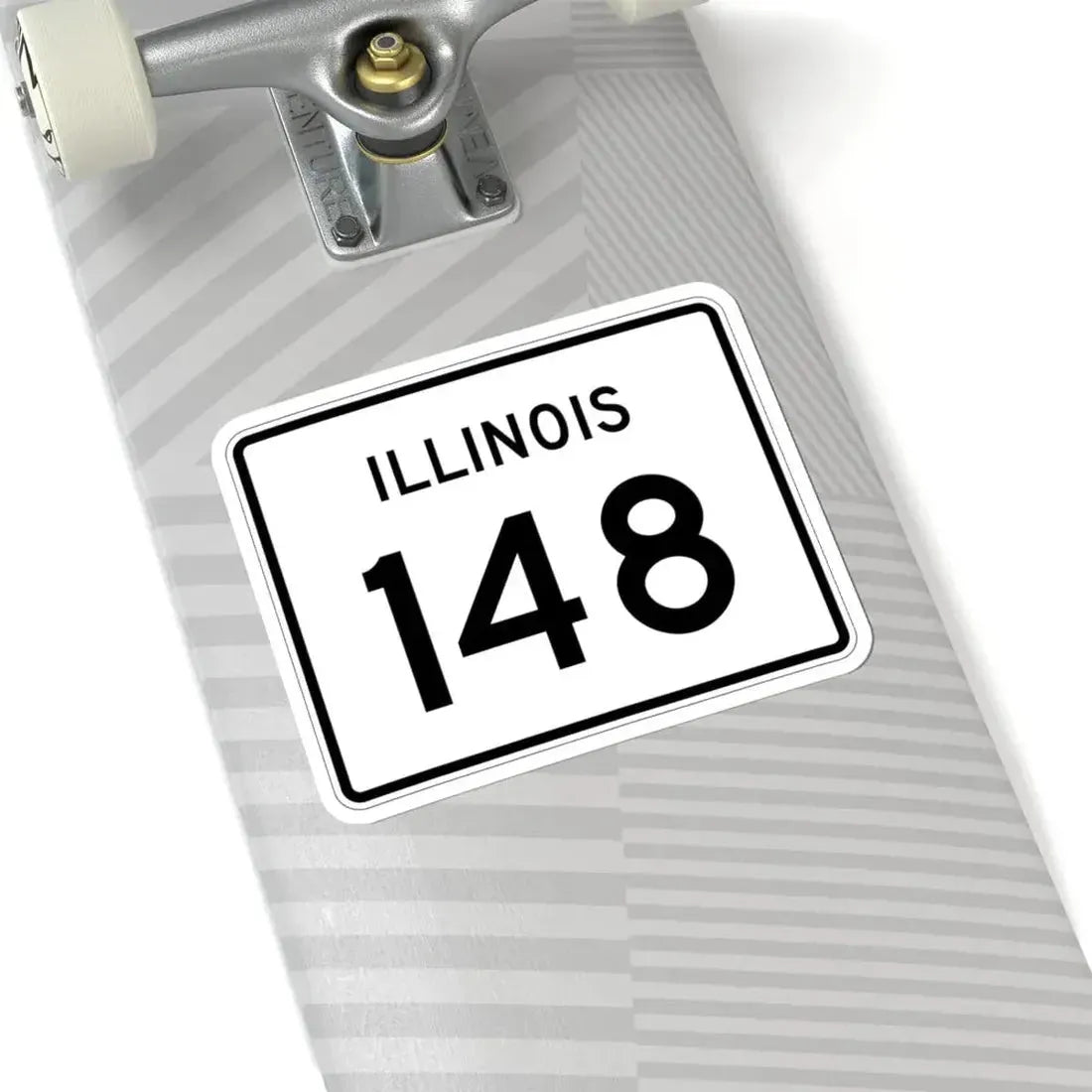 Illinois 148 (Illinois) (Road Sign) STICKER Vinyl Kiss-Cut Decal - The Sticker Space