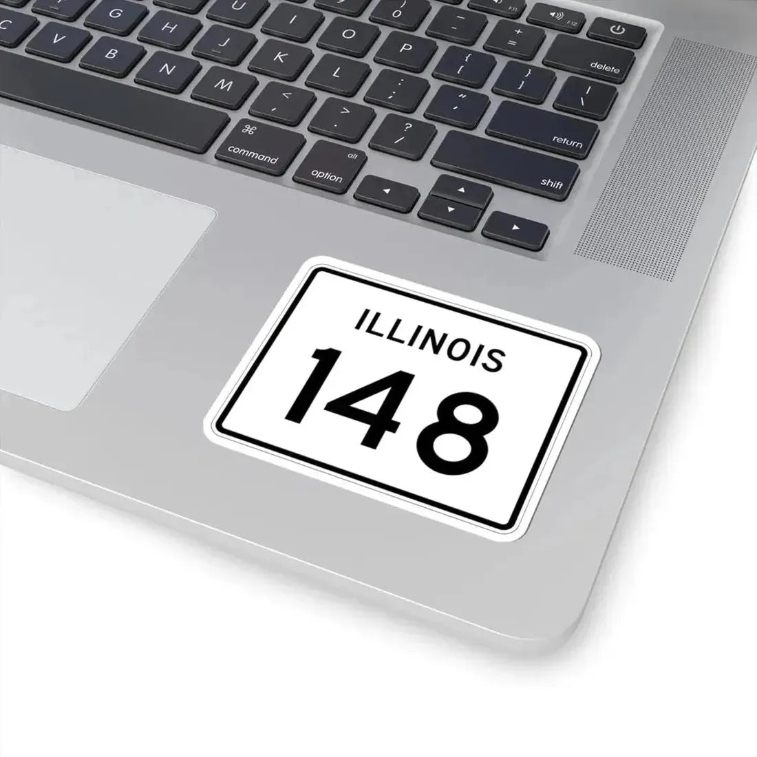 Illinois 148 (Illinois) (Road Sign) STICKER Vinyl Kiss-Cut Decal - The Sticker Space