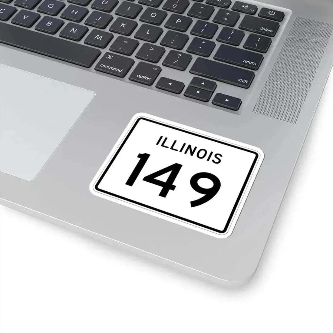 Illinois 149 (Illinois) (Road Sign) STICKER Vinyl Kiss-Cut Decal - The Sticker Space