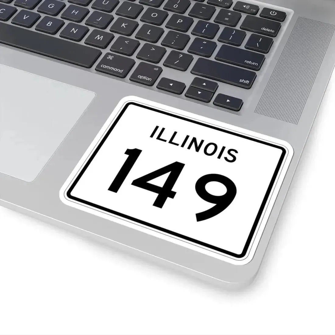 Illinois 149 (Illinois) (Road Sign) STICKER Vinyl Kiss-Cut Decal - The Sticker Space