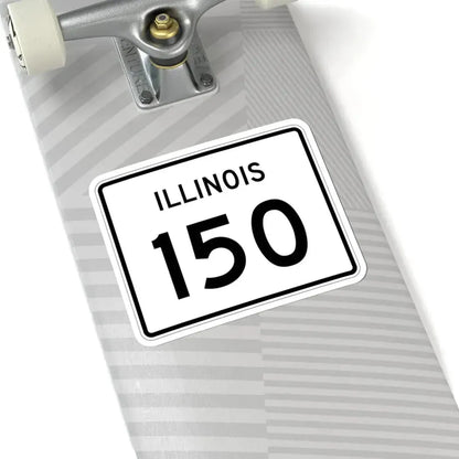 Illinois 150 (Illinois) (Road Sign) STICKER Vinyl Kiss-Cut Decal - The Sticker Space