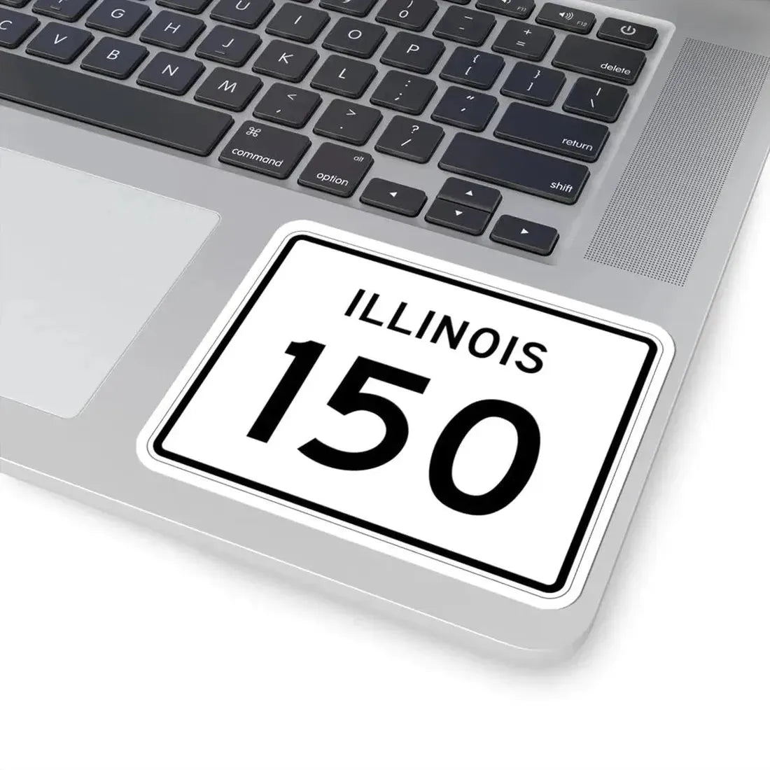 Illinois 150 (Illinois) (Road Sign) STICKER Vinyl Kiss-Cut Decal - The Sticker Space