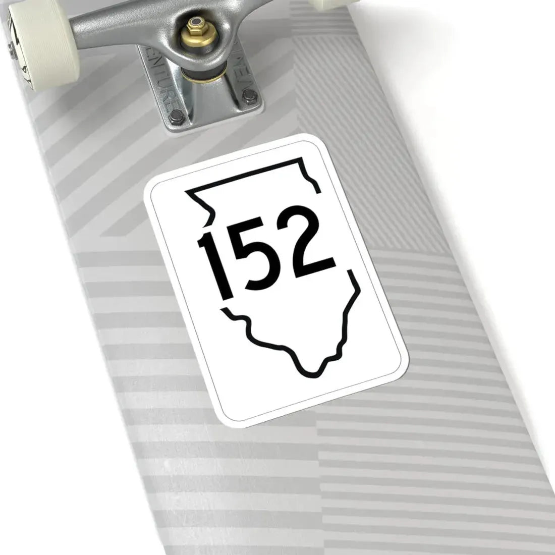 Illinois 152 1950 (Illinois) (Road Sign) STICKER Vinyl Kiss-Cut Decal - The Sticker Space
