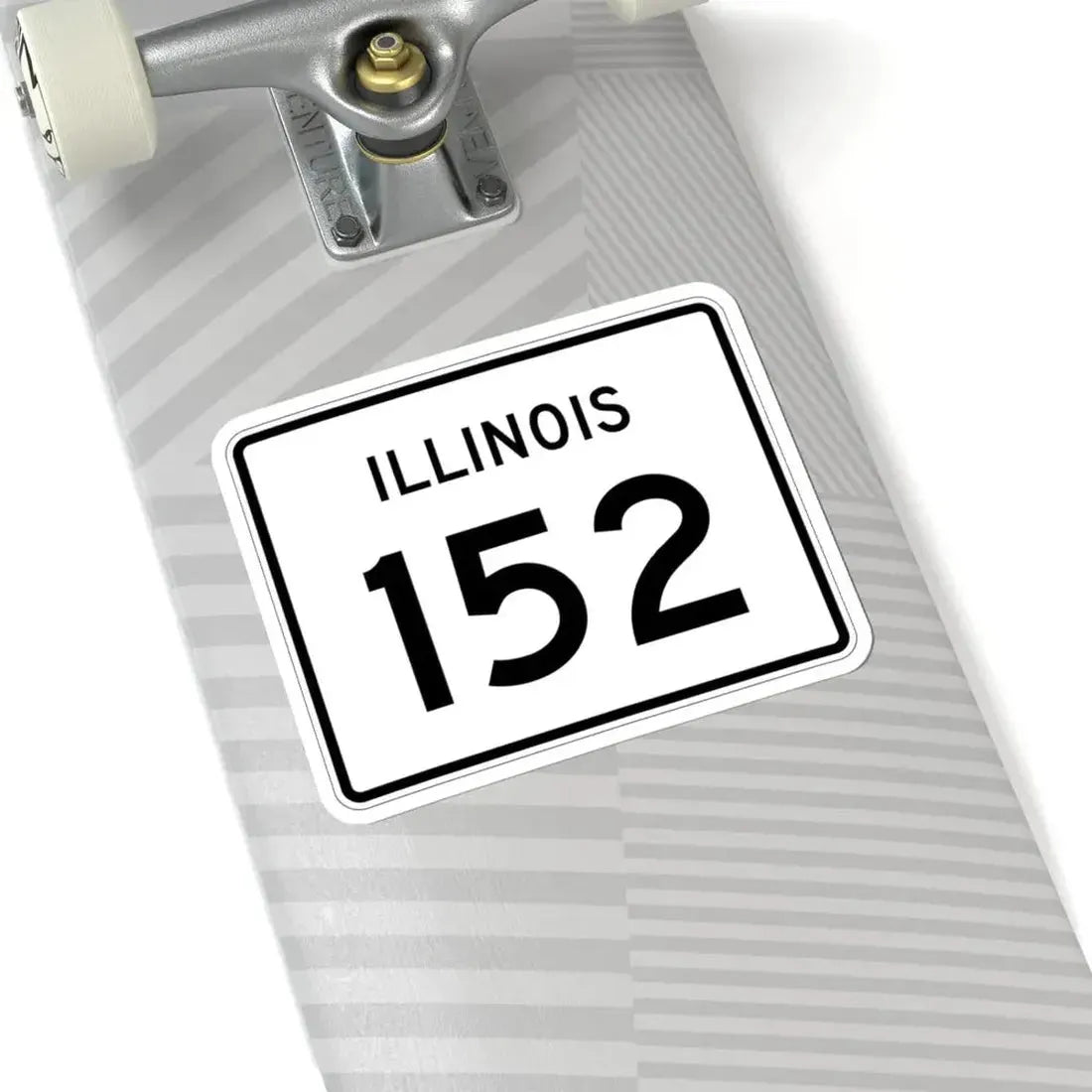 Illinois 152 (Illinois) (Road Sign) STICKER Vinyl Kiss-Cut Decal - The Sticker Space