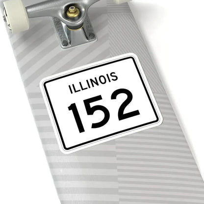 Illinois 152 (Illinois) (Road Sign) STICKER Vinyl Kiss-Cut Decal - The Sticker Space