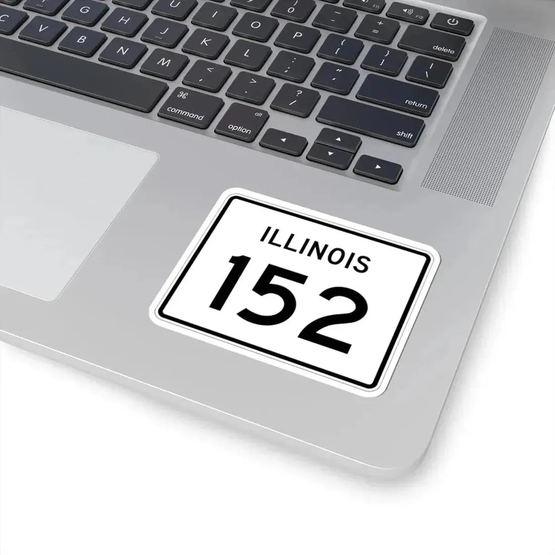 Illinois 152 (Illinois) (Road Sign) STICKER Vinyl Kiss-Cut Decal - The Sticker Space