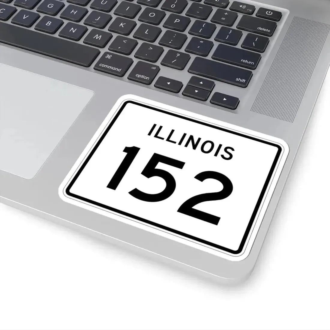 Illinois 152 (Illinois) (Road Sign) STICKER Vinyl Kiss-Cut Decal - The Sticker Space