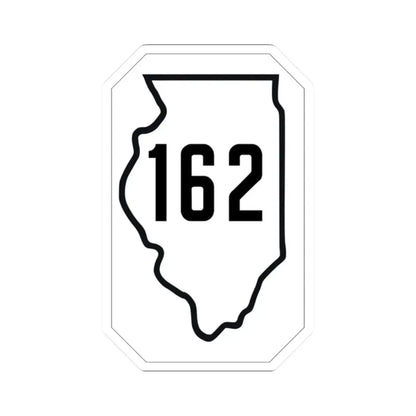 Illinois 162 1926 (Illinois) (Road Sign) STICKER Vinyl Kiss-Cut Decal 2 Inch White - The Sticker Space