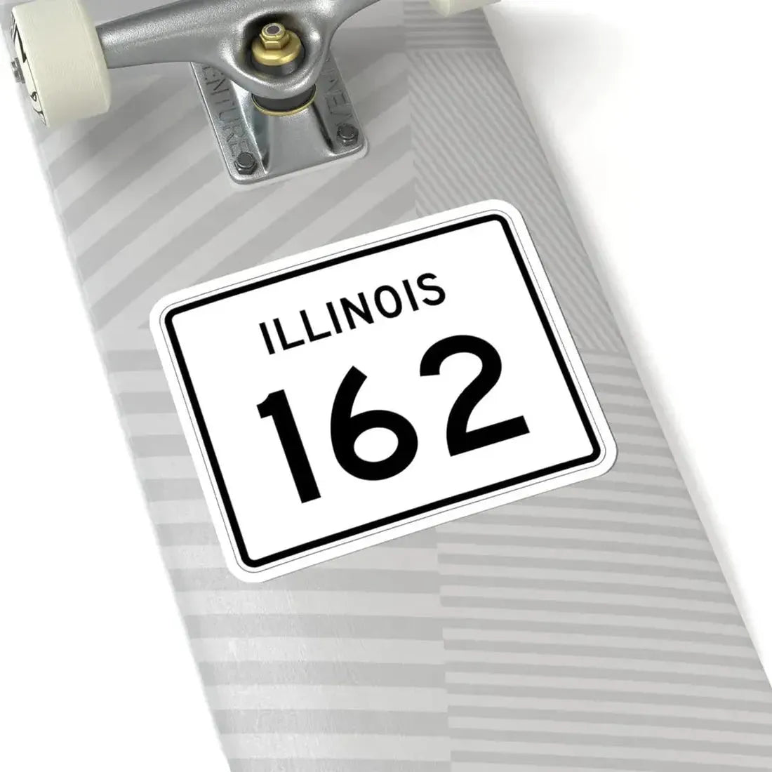 Illinois 162 (Illinois) (Road Sign) STICKER Vinyl Kiss-Cut Decal - The Sticker Space