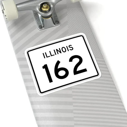 Illinois 162 (Illinois) (Road Sign) STICKER Vinyl Kiss-Cut Decal - The Sticker Space