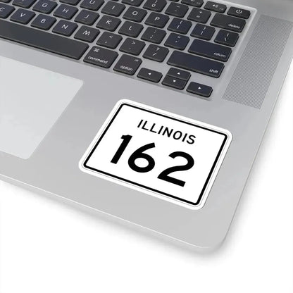 Illinois 162 (Illinois) (Road Sign) STICKER Vinyl Kiss-Cut Decal - The Sticker Space