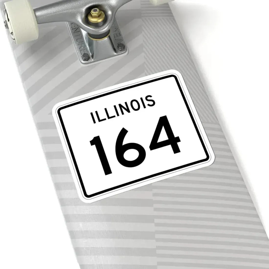 Illinois 164 (Illinois) (Road Sign) STICKER Vinyl Kiss-Cut Decal - The Sticker Space