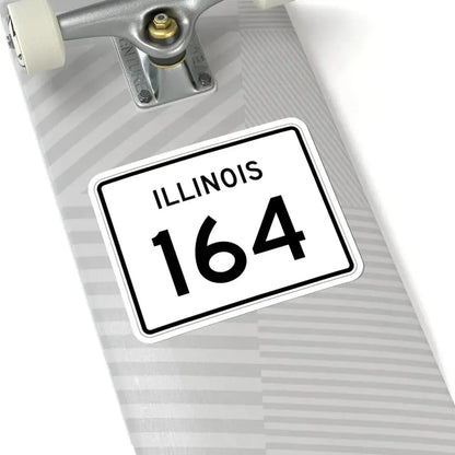Illinois 164 (Illinois) (Road Sign) STICKER Vinyl Kiss-Cut Decal - The Sticker Space