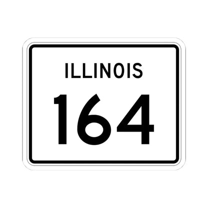 Illinois 164 (Illinois) (Road Sign) STICKER Vinyl Kiss-Cut Decal - The Sticker Space