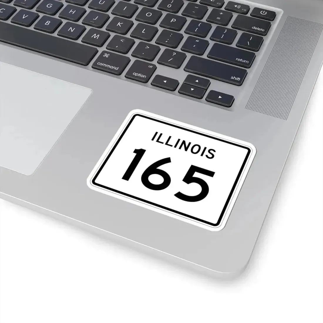 Illinois 165 (Illinois) (Road Sign) STICKER Vinyl Kiss-Cut Decal - The Sticker Space