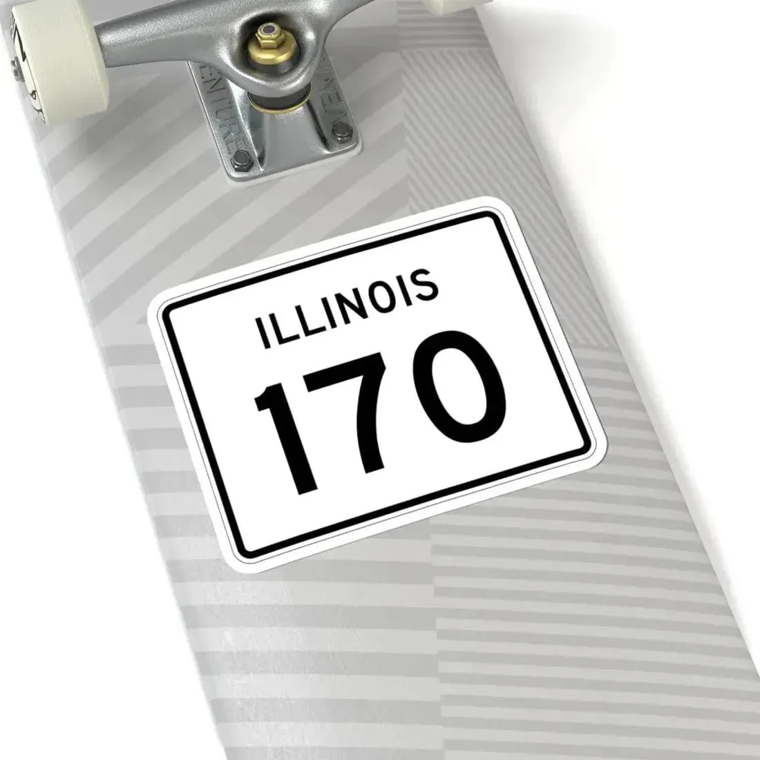 Illinois 170 (Illinois) (Road Sign) STICKER Vinyl Kiss-Cut Decal - The Sticker Space