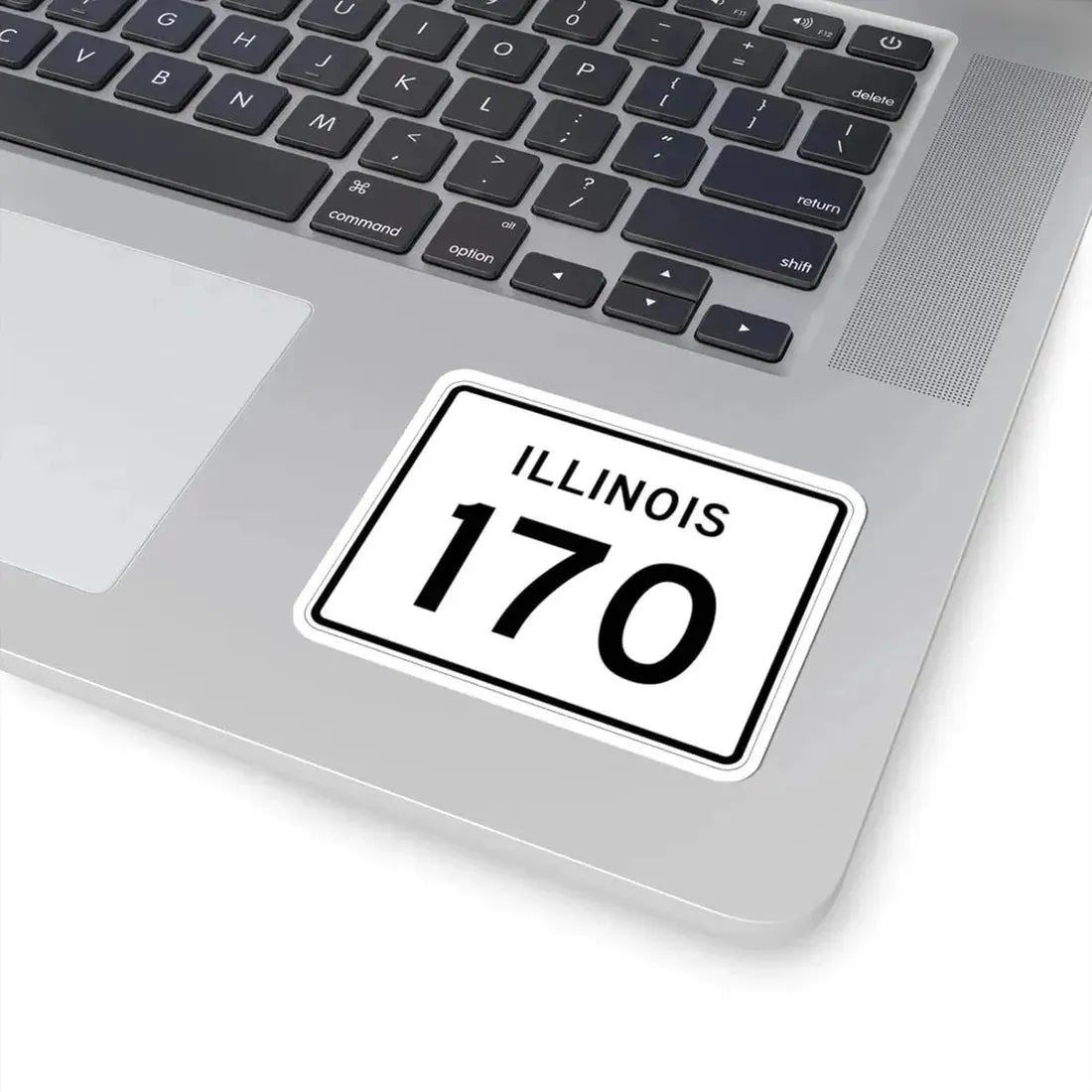 Illinois 170 (Illinois) (Road Sign) STICKER Vinyl Kiss-Cut Decal - The Sticker Space