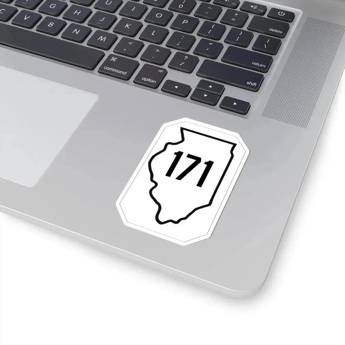 Illinois 171 1926 (Illinois) (Road Sign) STICKER Vinyl Kiss-Cut Decal - The Sticker Space
