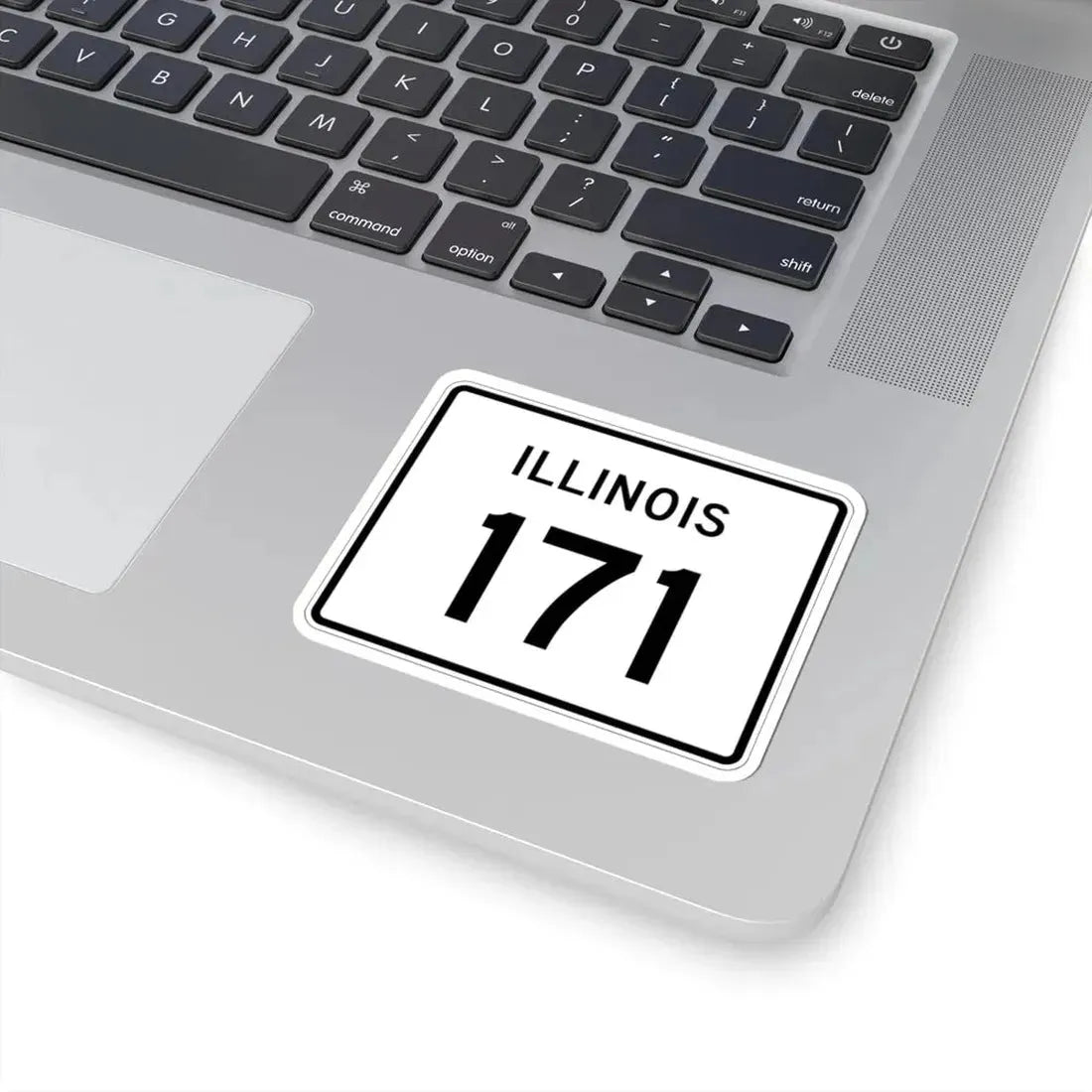 Illinois 171 (Illinois) (Road Sign) STICKER Vinyl Kiss-Cut Decal - The Sticker Space