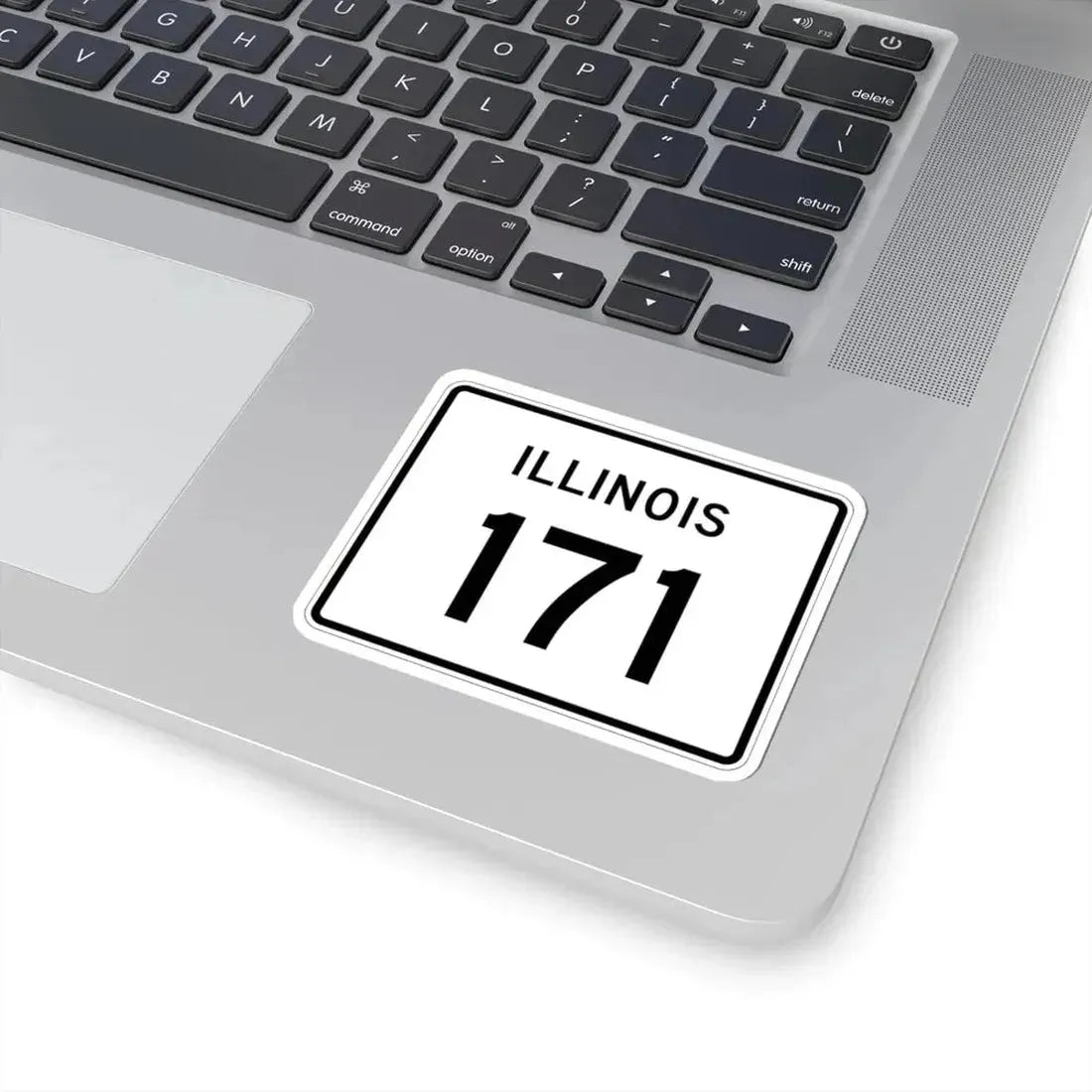 Illinois 171 (Illinois) (Road Sign) STICKER Vinyl Kiss-Cut Decal - The Sticker Space