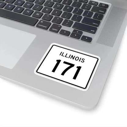 Illinois 171 (Illinois) (Road Sign) STICKER Vinyl Kiss-Cut Decal - The Sticker Space