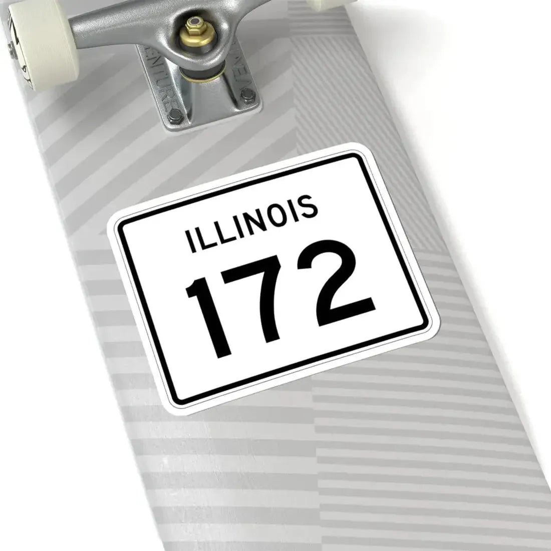 Illinois 172 (Illinois) (Road Sign) STICKER Vinyl Kiss-Cut Decal - The Sticker Space