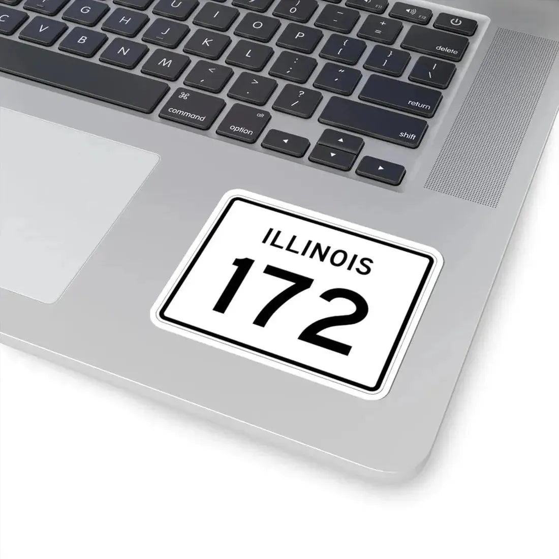 Illinois 172 (Illinois) (Road Sign) STICKER Vinyl Kiss-Cut Decal - The Sticker Space