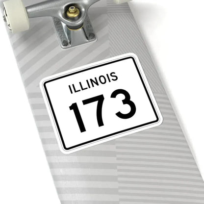 Illinois 173 (Illinois) (Road Sign) STICKER Vinyl Kiss-Cut Decal - The Sticker Space