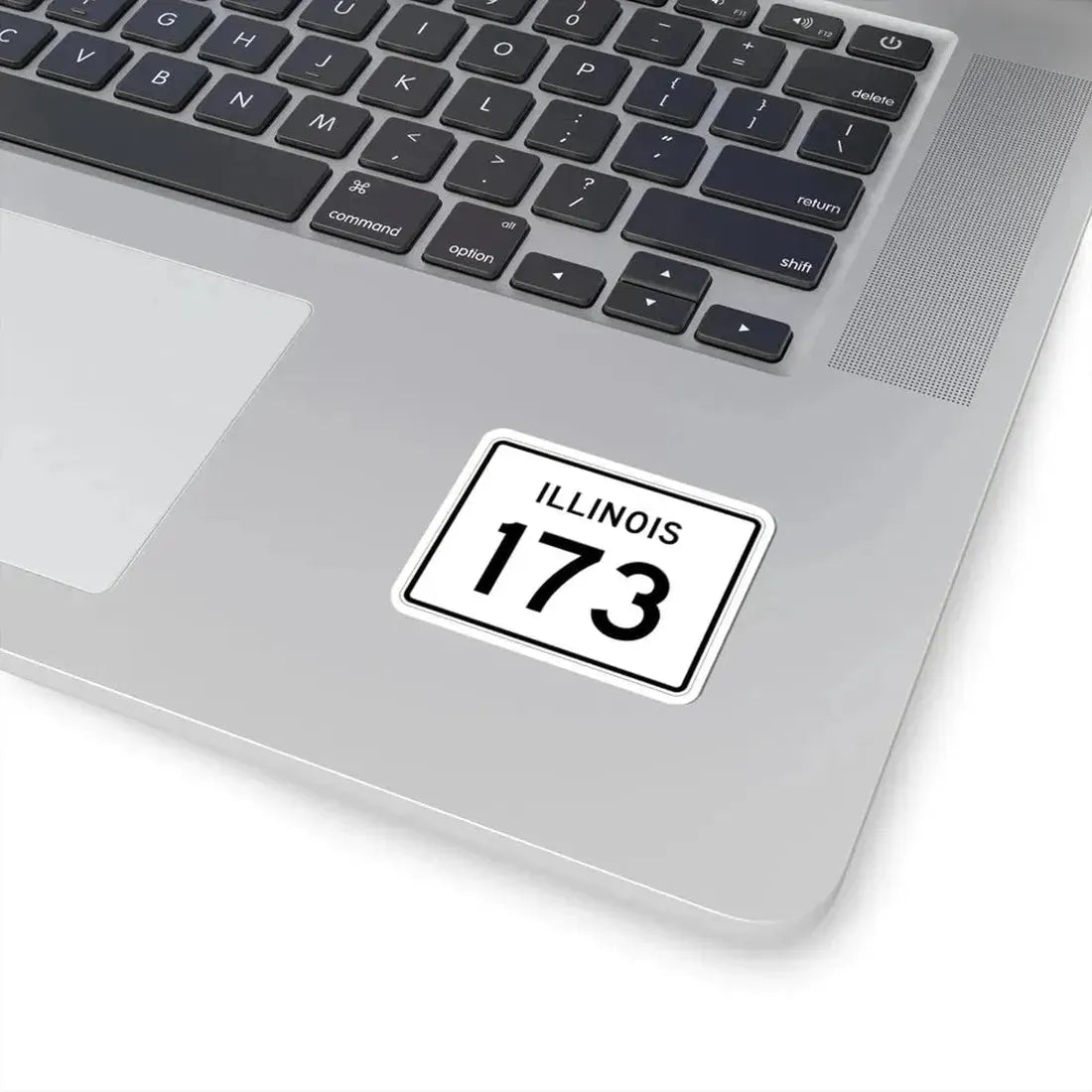 Illinois 173 (Illinois) (Road Sign) STICKER Vinyl Kiss-Cut Decal - The Sticker Space