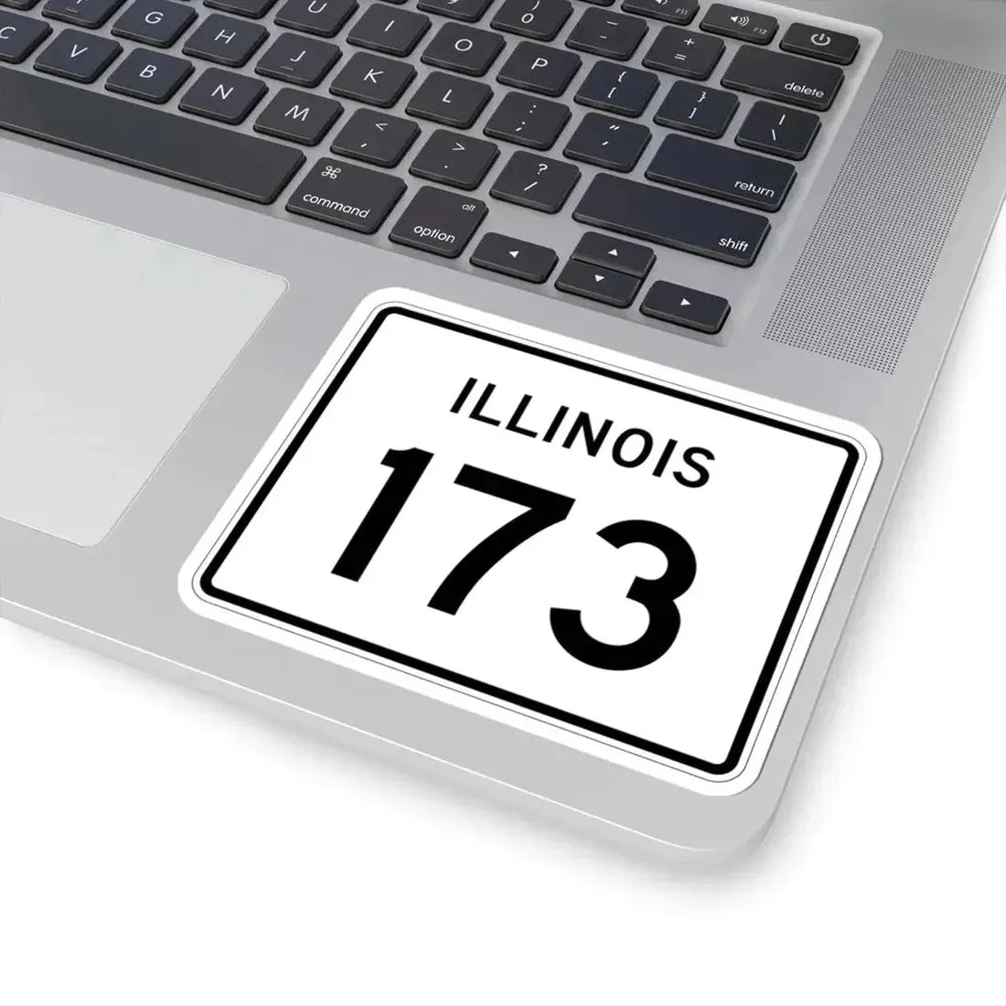 Illinois 173 (Illinois) (Road Sign) STICKER Vinyl Kiss-Cut Decal - The Sticker Space