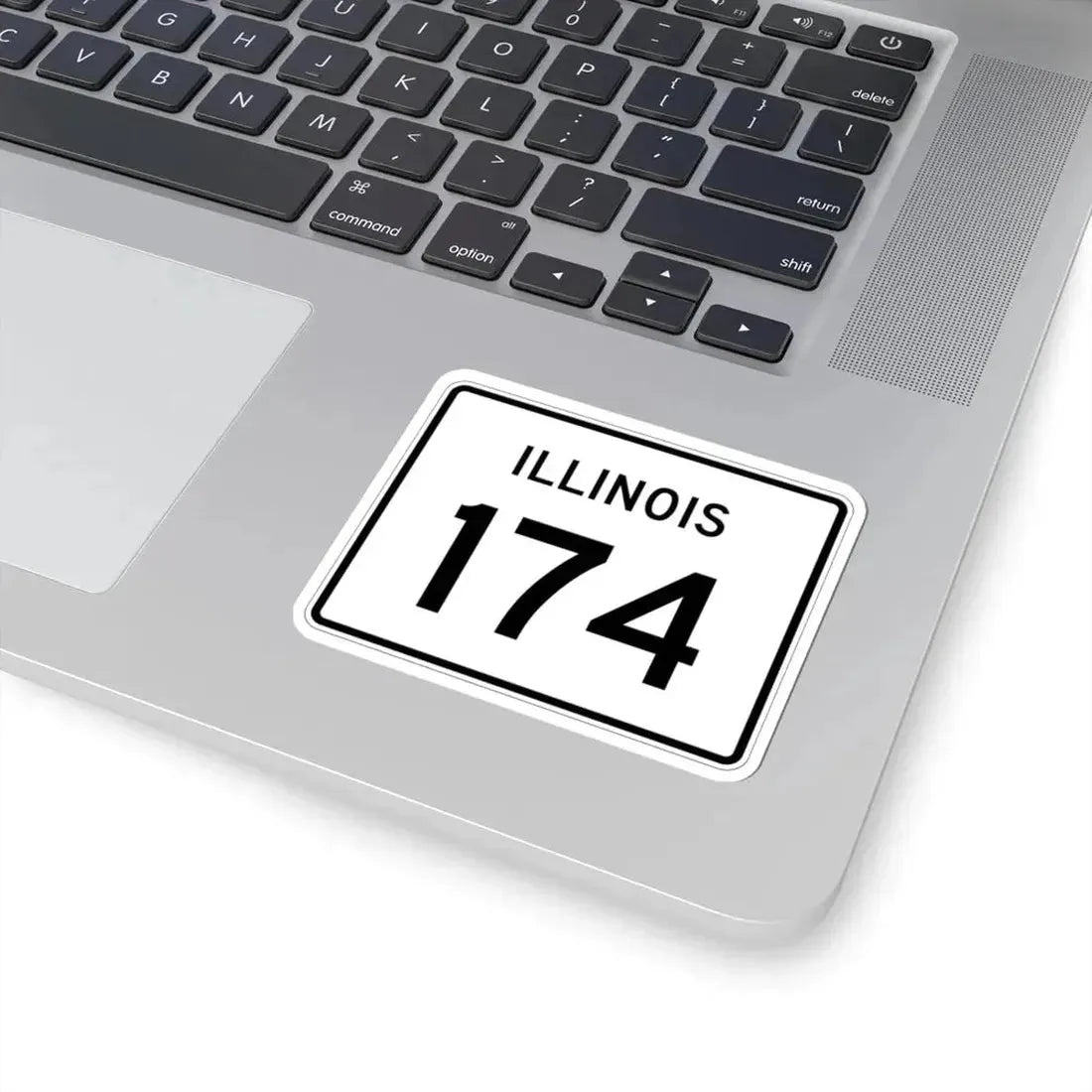 Illinois 174 (Illinois) (Road Sign) STICKER Vinyl Kiss-Cut Decal - The Sticker Space