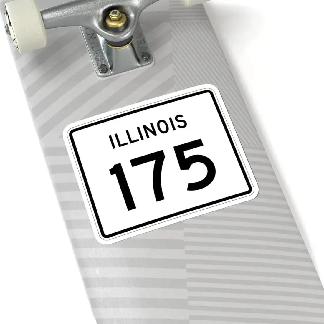 Illinois 175 (Illinois) (Road Sign) STICKER Vinyl Kiss-Cut Decal - The Sticker Space