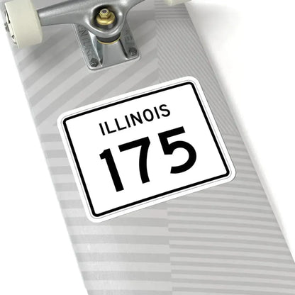 Illinois 175 (Illinois) (Road Sign) STICKER Vinyl Kiss-Cut Decal - The Sticker Space