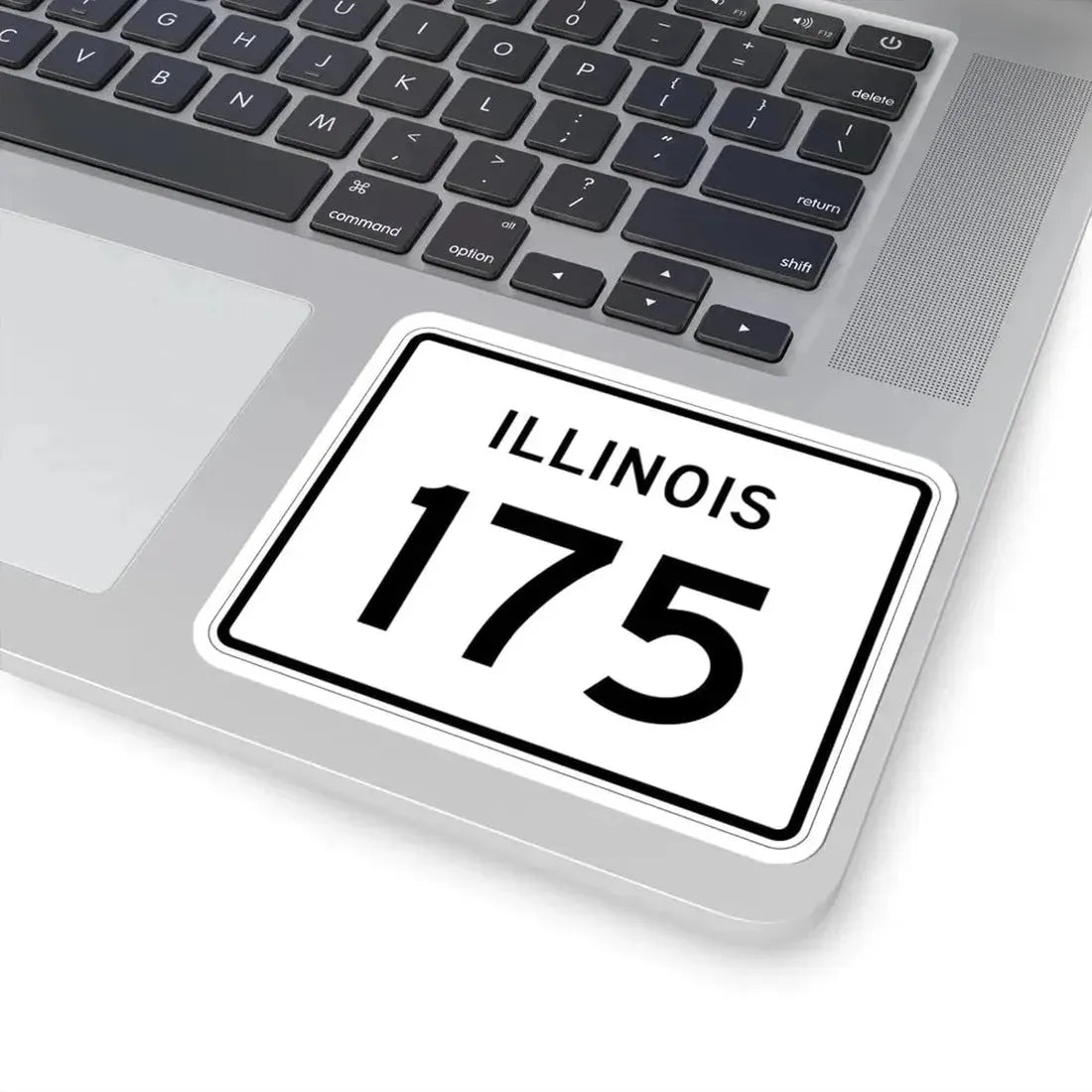 Illinois 175 (Illinois) (Road Sign) STICKER Vinyl Kiss-Cut Decal - The Sticker Space