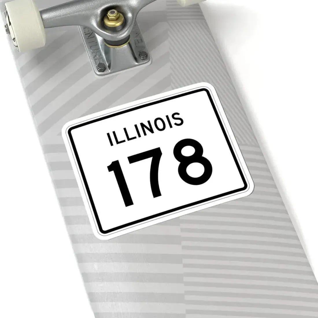 Illinois 178 (Illinois) (Road Sign) STICKER Vinyl Kiss-Cut Decal - The Sticker Space