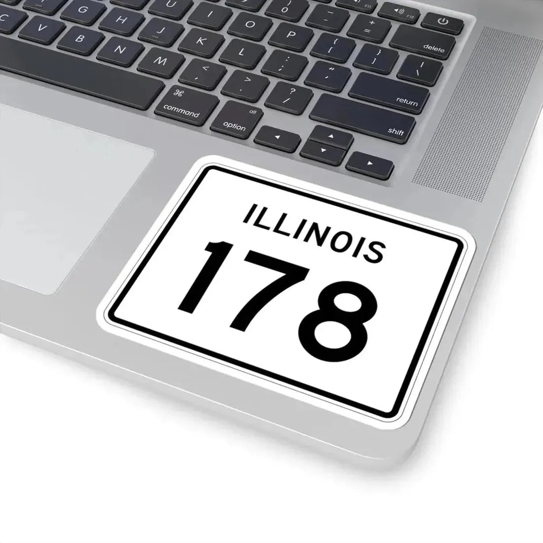 Illinois 178 (Illinois) (Road Sign) STICKER Vinyl Kiss-Cut Decal - The Sticker Space