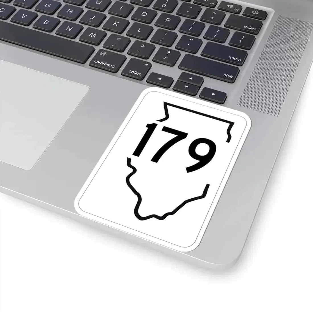 Illinois 179 1950 (Illinois) (Road Sign) STICKER Vinyl Kiss-Cut Decal - The Sticker Space