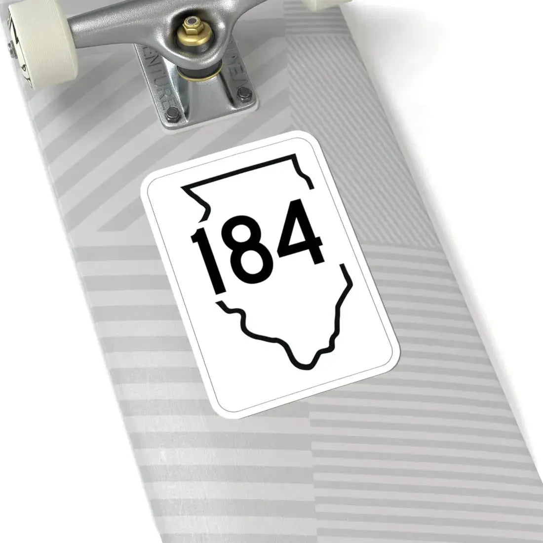 Illinois 184 1950 (Illinois) (Road Sign) STICKER Vinyl Kiss-Cut Decal - The Sticker Space